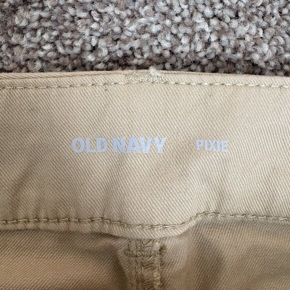 Old Navy Women's Pixie Chino Ankle Pants Size 8 Beige Upper Crust Stretch NWT - Picture 13 of 16